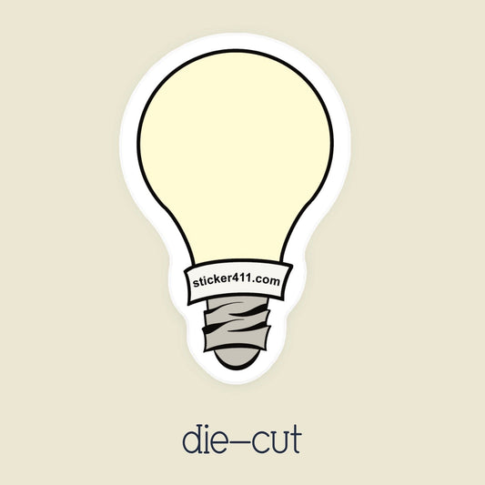 Die Cut Wholesale Vinyl Waterproof, UV Resistant Stickers, bulk quantities - your design or mine