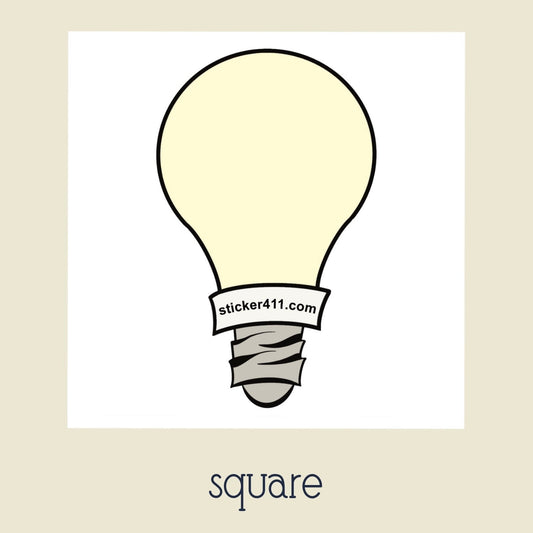 Square Wholesale Vinyl Waterproof, UV Resistant Stickers, bulk quantities - your design or mine