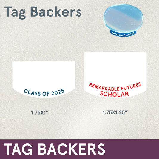 Name Tag Backers, Grads & RFS