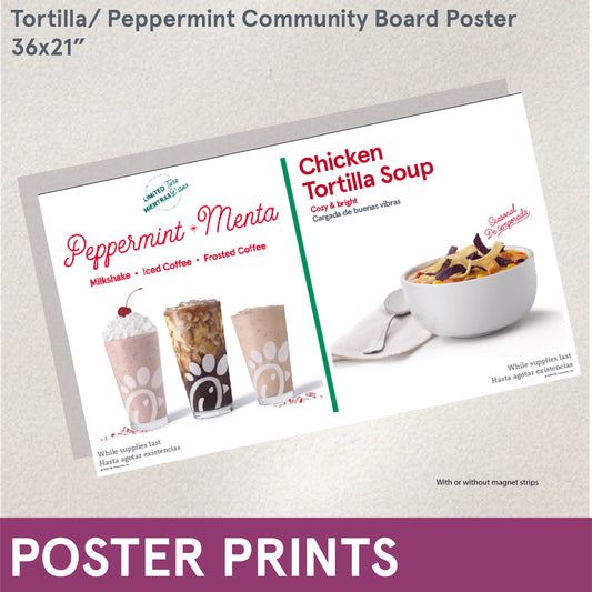 COMMUNITY BOARD POSTER (Seasonal) Assorted Designs - 36x21"