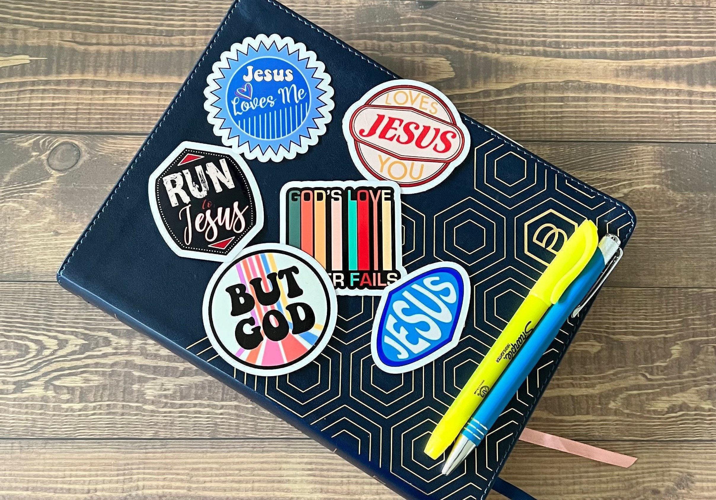 Christian Waterproof 6 Sticker Pack – Durable Vinyl Stickers for Water ...