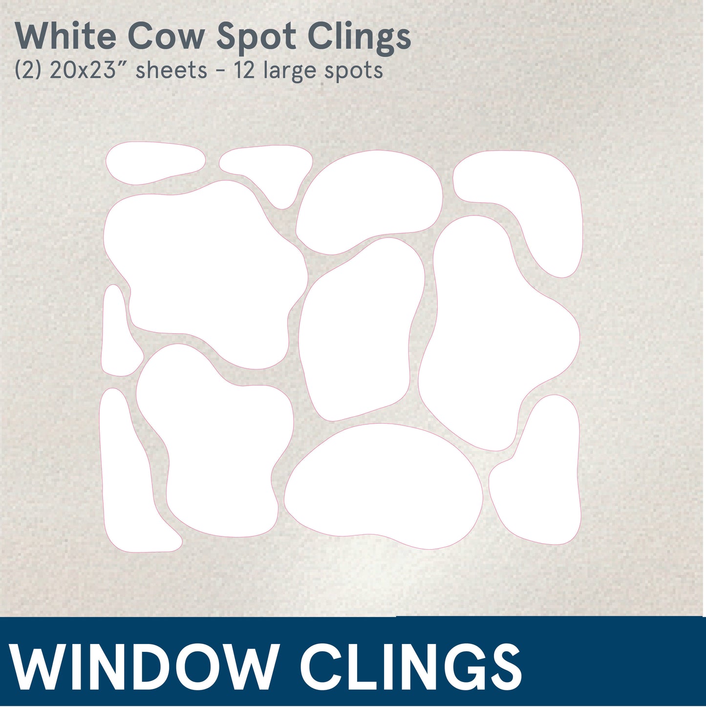 CLINGS -  Cow Spots