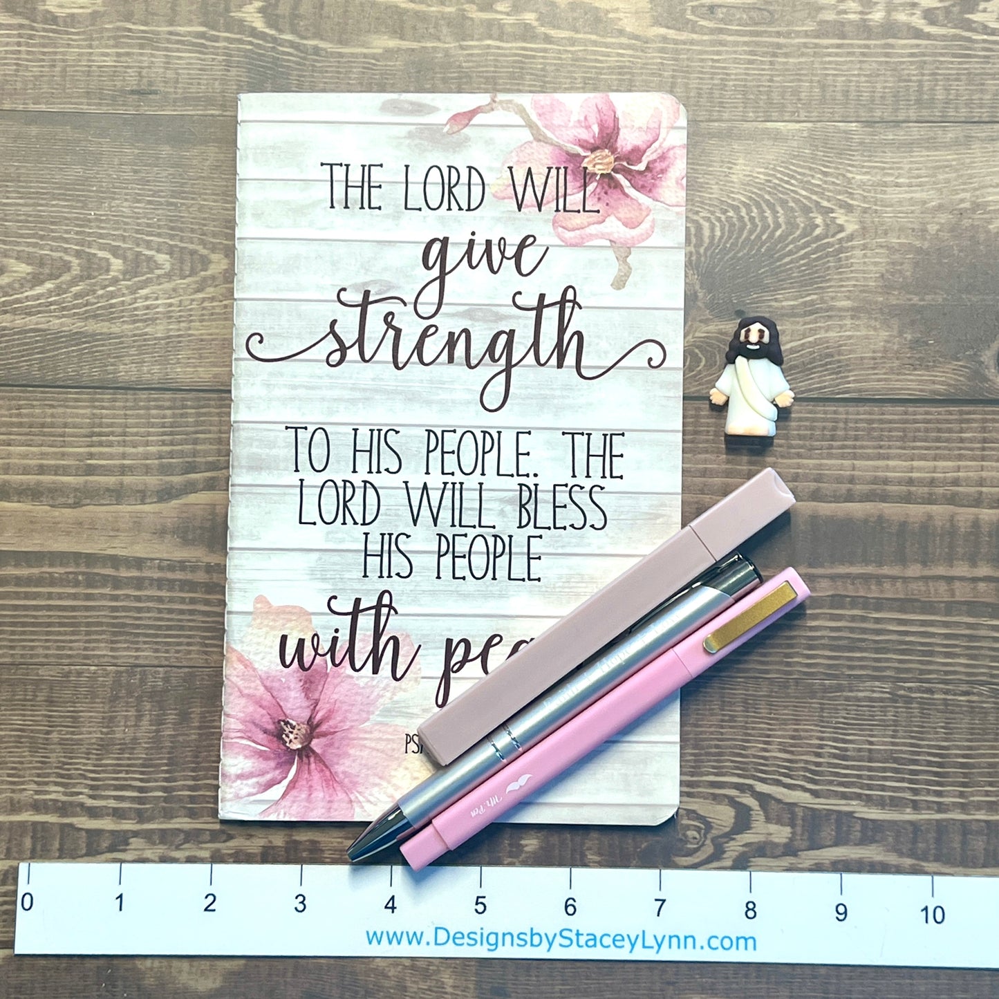 Bible Study kit- journal, pens, highlighter & little Jesus, Pack 24