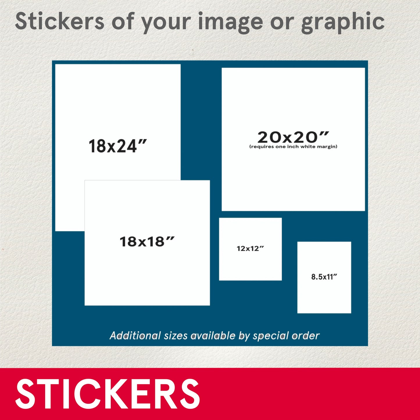 *STICKERS - (Custom) For ready to print designs