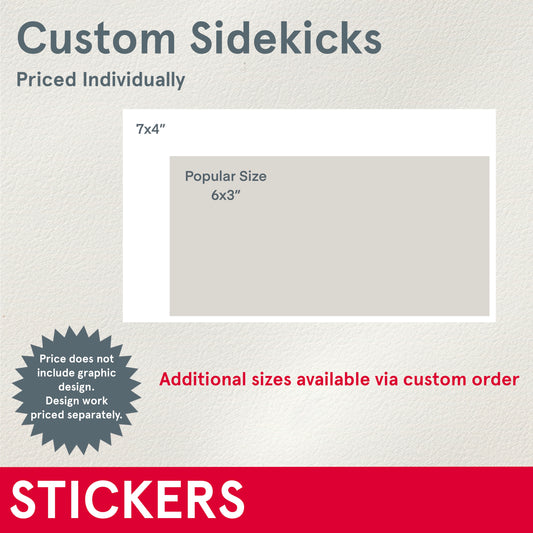 *STICKERS (Functional) Custom Sidekicks