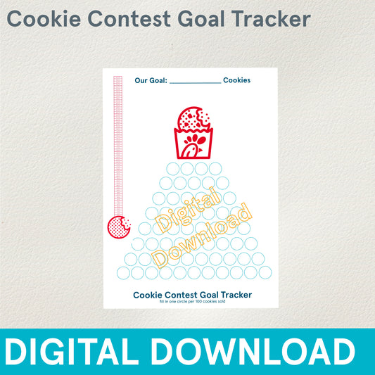 Cookie Tracker, 8.5x11 Digital File