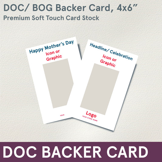 *DOC Backer Card, 4x6