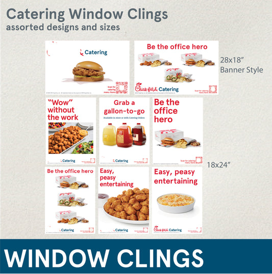 CLINGS - (Catering) Assorted Designs and Sizes