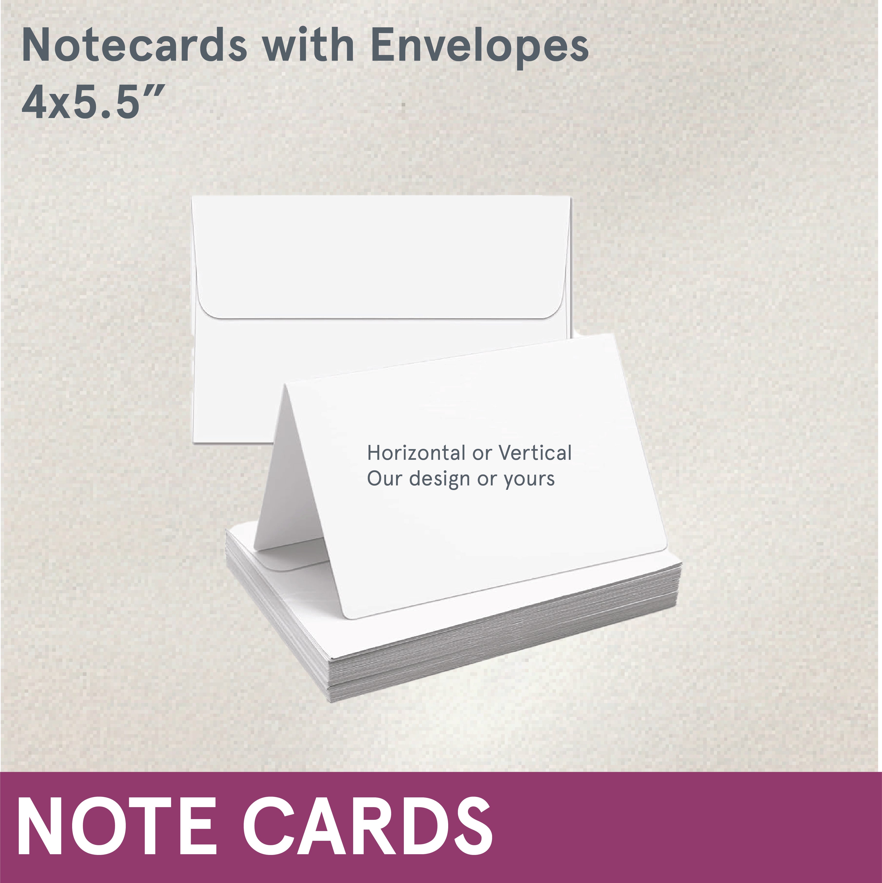 *Custom Note Cards, 4x5.5" – Designs by Stacey Lynn