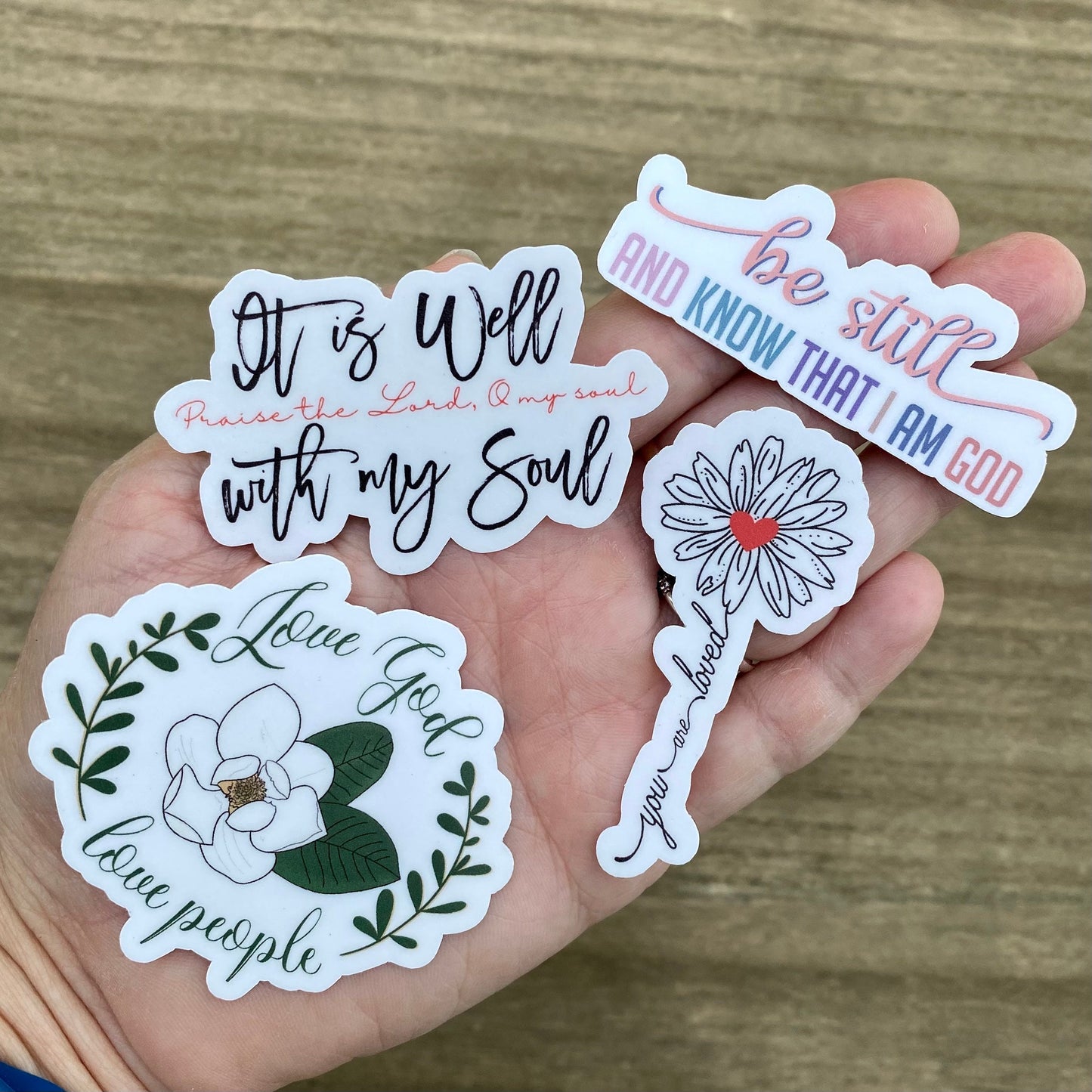 It is Well with My Soul, Christian Faith UV/ Waterproof Vinyl Sticker/ Decal- Choice of Size