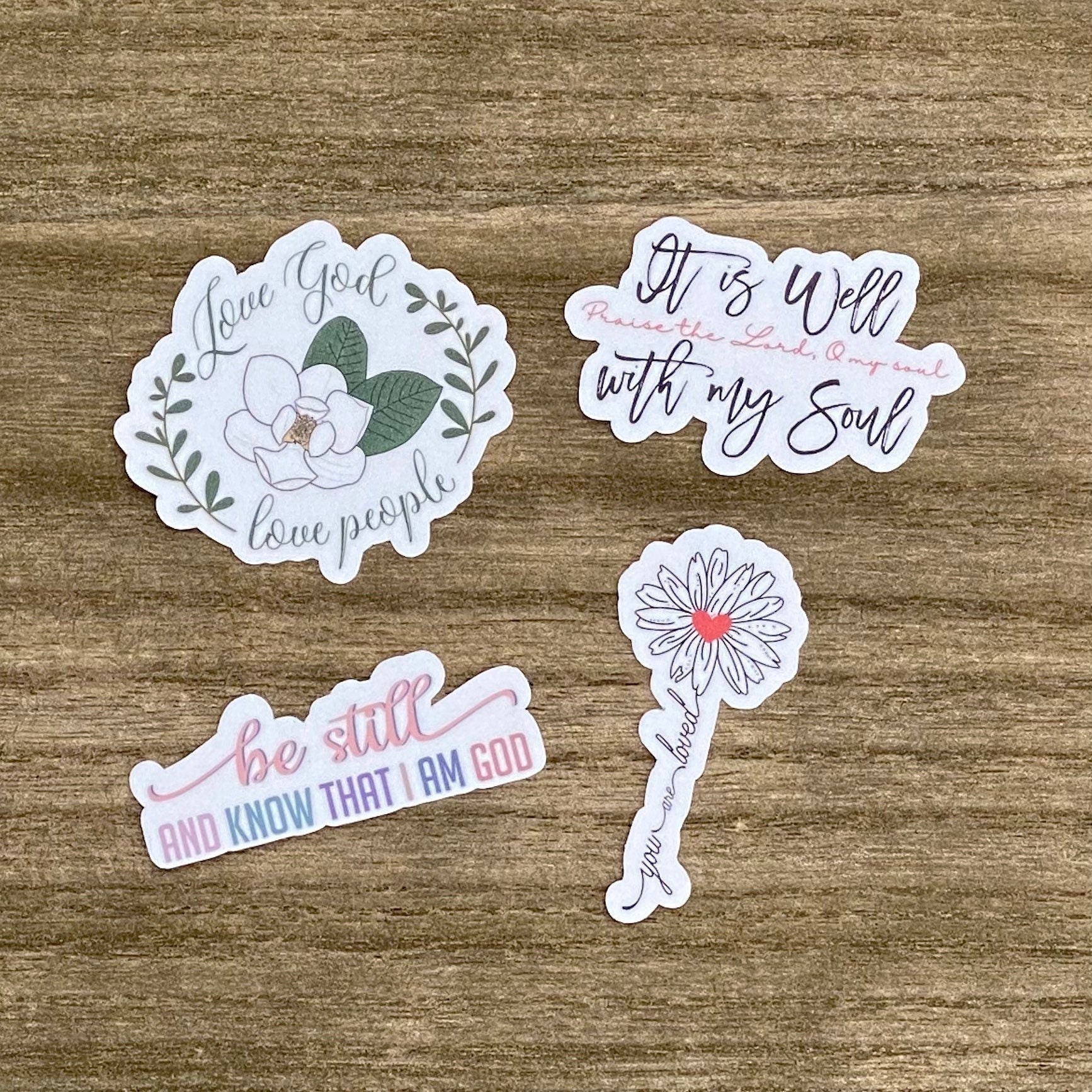 It is Well with My Soul, Christian Faith UV/ Waterproof Vinyl Sticker/ Decal- Choice of Size