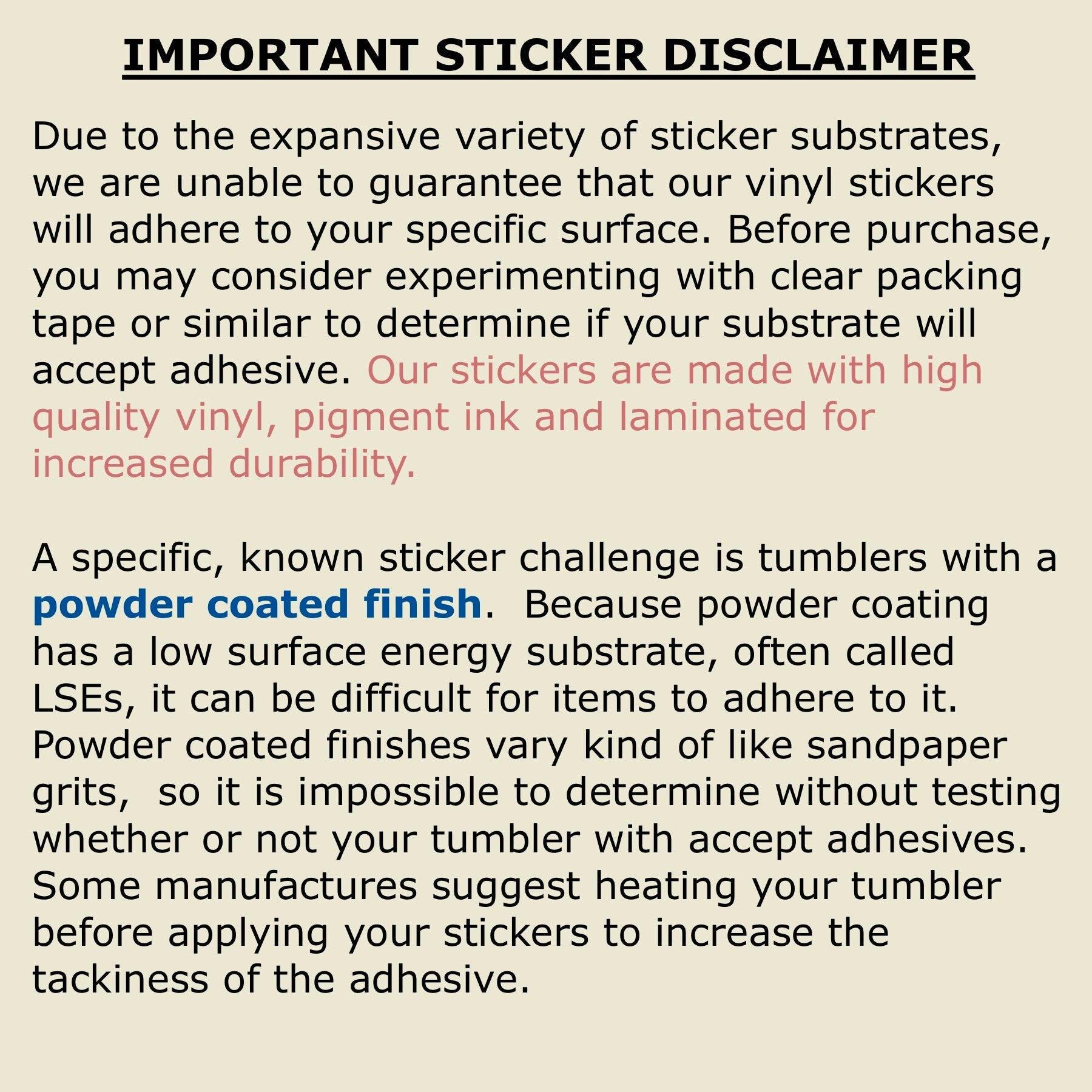 You are one of a kind - UV/ Waterproof Vinyl Sticker/ Decal- Choice of Size, Single or Bulk quantities