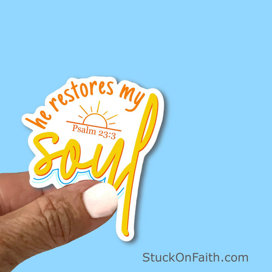 Christian Faith UV/ Waterproof Vinyl Sticker/ Decal- Choice of Size