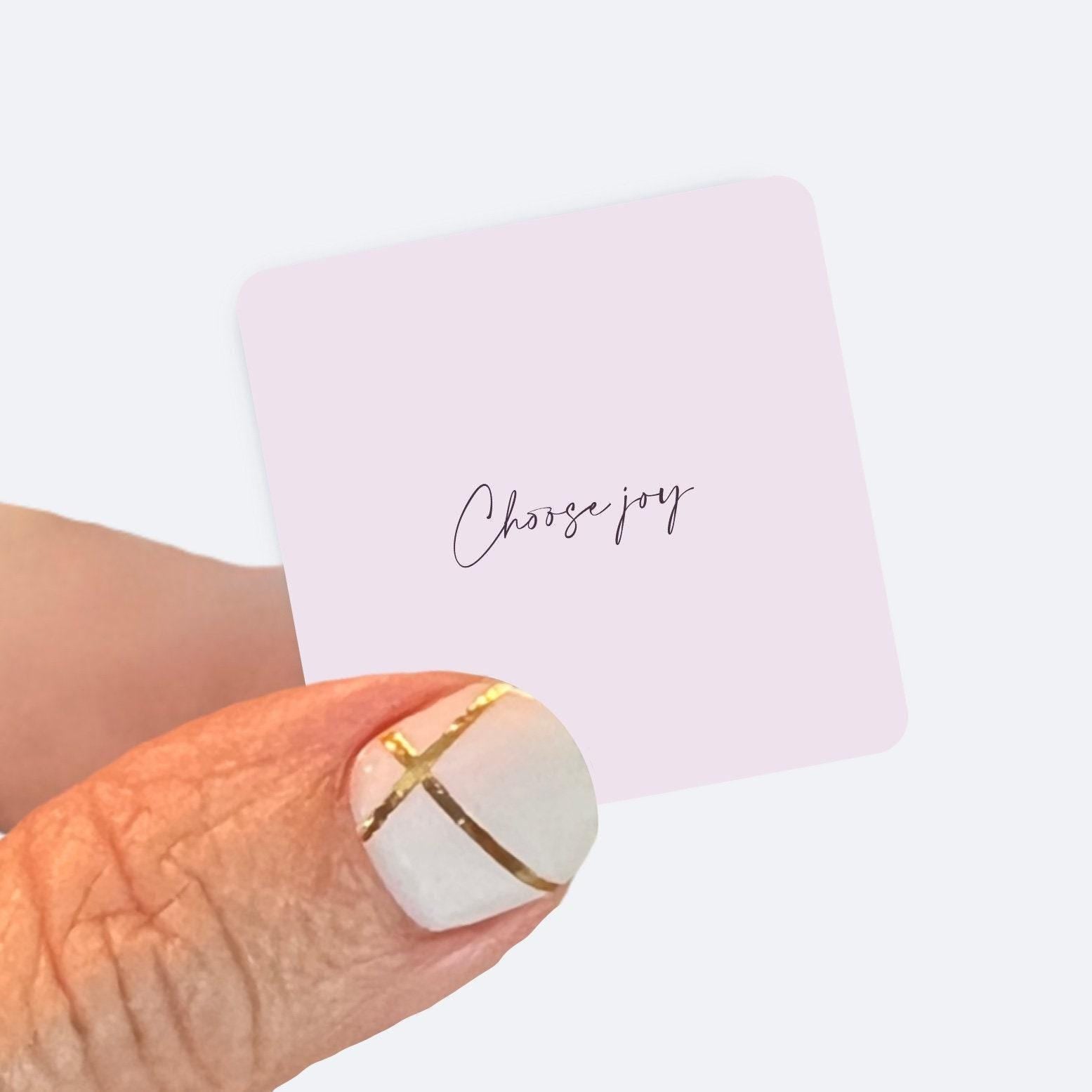 Choose Joy - UV/ Waterproof Vinyl Sticker/ Decal- Choice of Size, Single or Bulk quantities