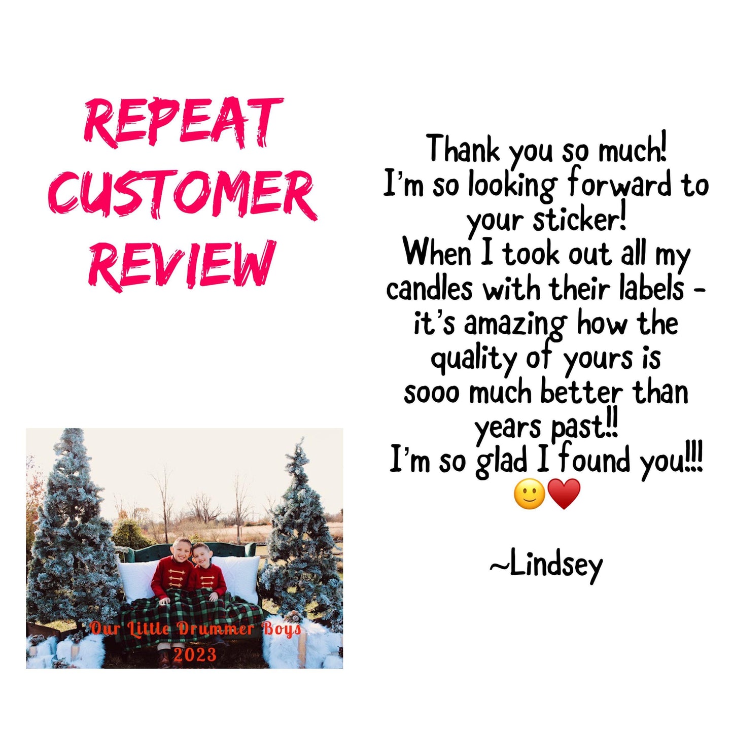 CANDLE JAR photo Sticker Waterproof, Laminated, choice of size - Great gift!