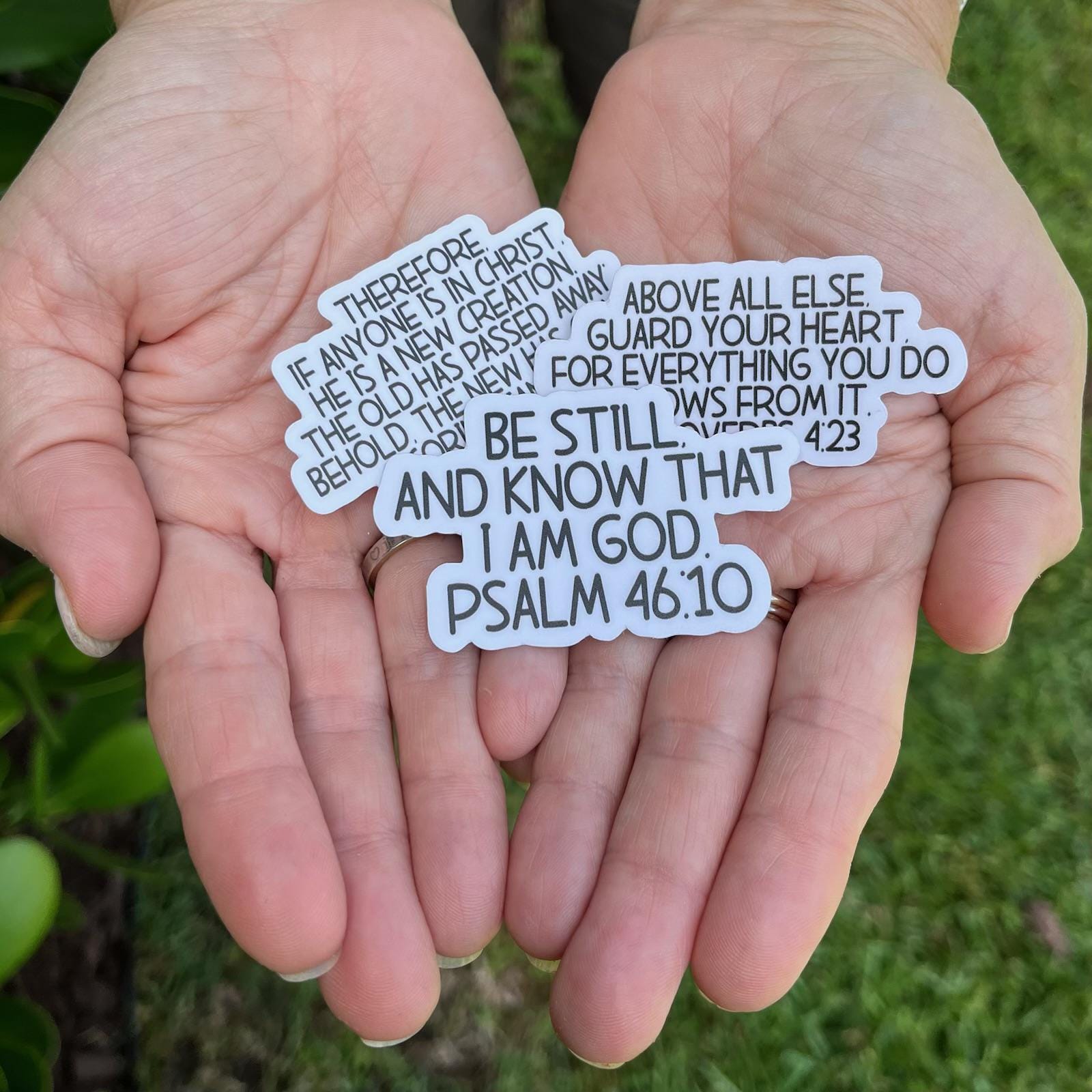 A path through the wilderness - Isaiah 43:19 Scripture Sticker - UV/ Waterproof Vinyl Sticker/ 2.5 or 5in, water bottle, laptop, car window