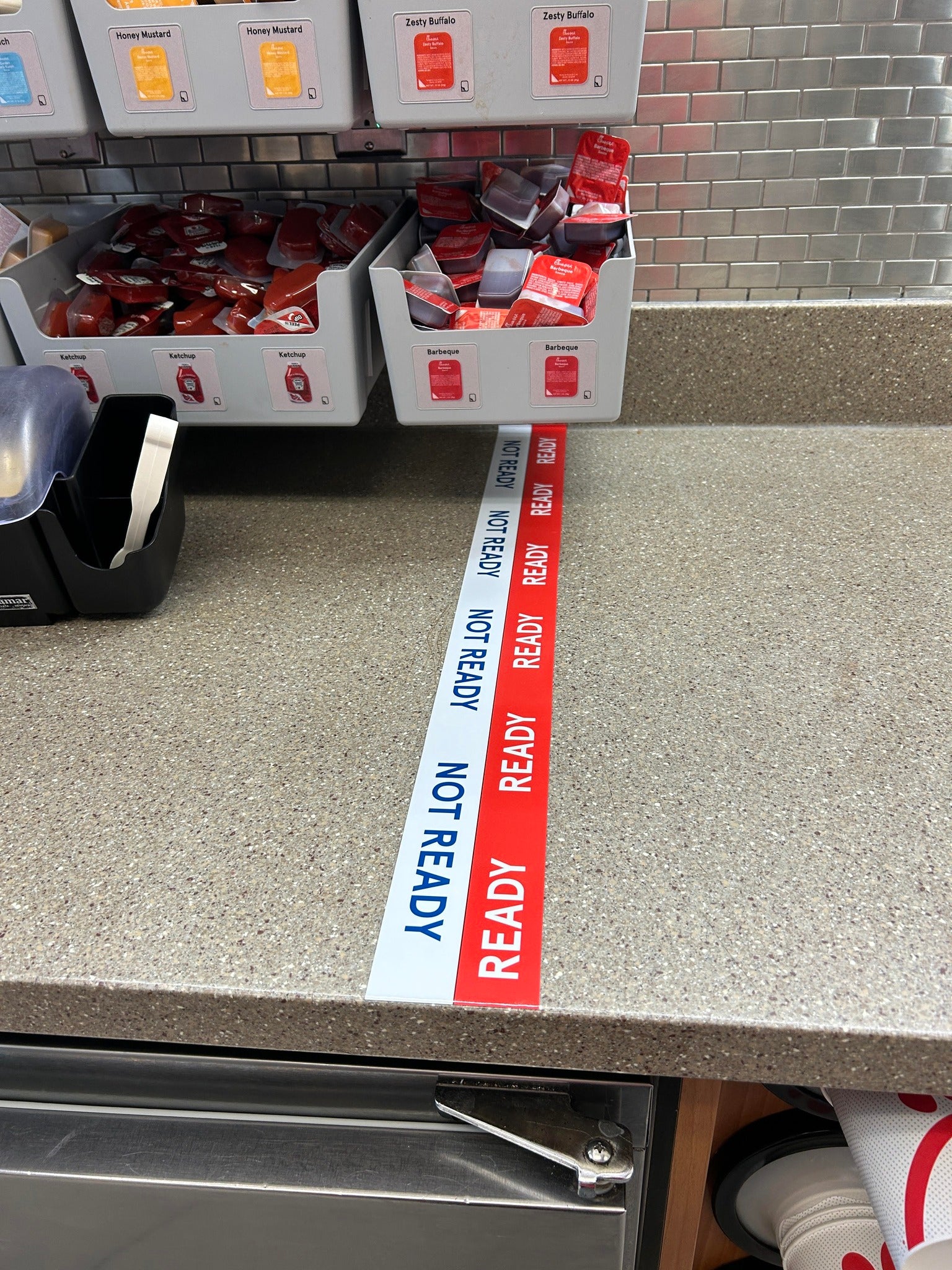 Sticker Front Counter *STICKERS (Functional) Counter divider sticker, 30x3