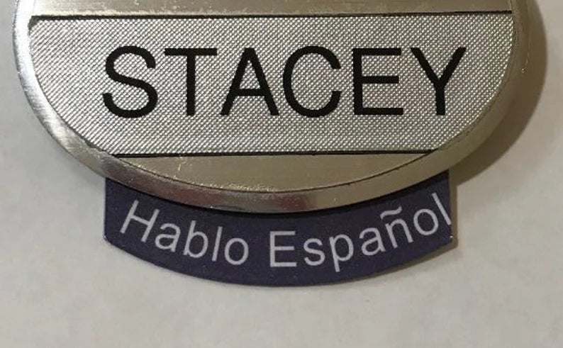 In Training Name Tag backers