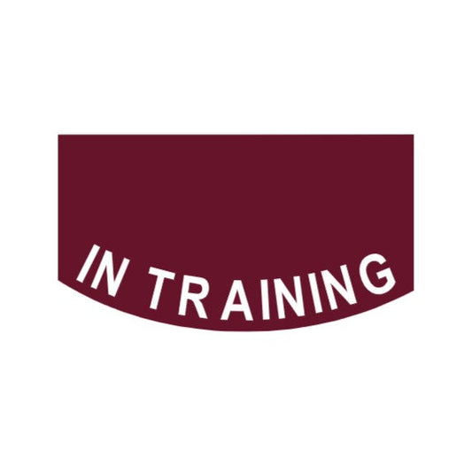 In Training Name Tag backers