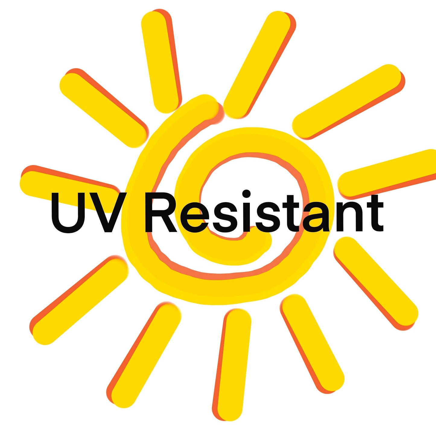 Upgrade to UV resistant sticker