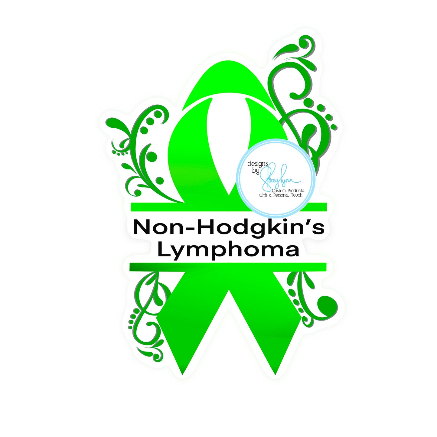 Non-Hodgkins Lymphoma Waterproof Awareness Sticker