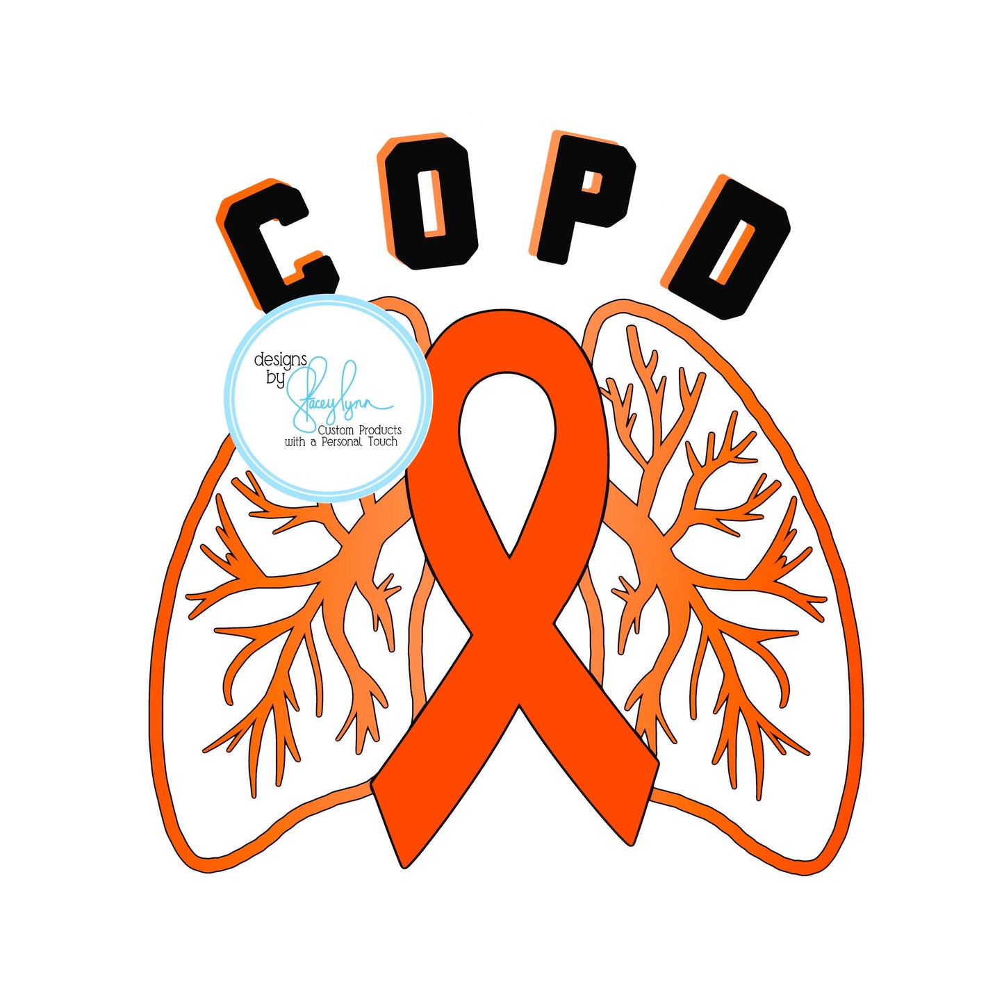 COPD Vinyl Waterproof Sticker