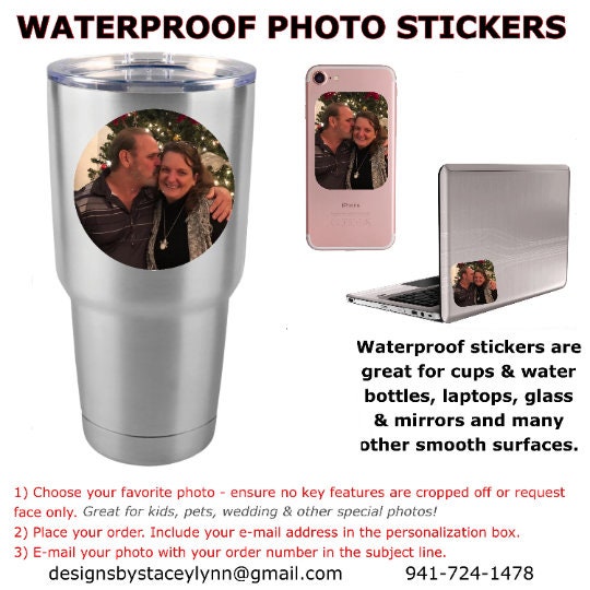 Ultimate Photo Gift Bundle - 6x9 Notebook, Magnetic Bookmark, Waterproof Photo Stickers